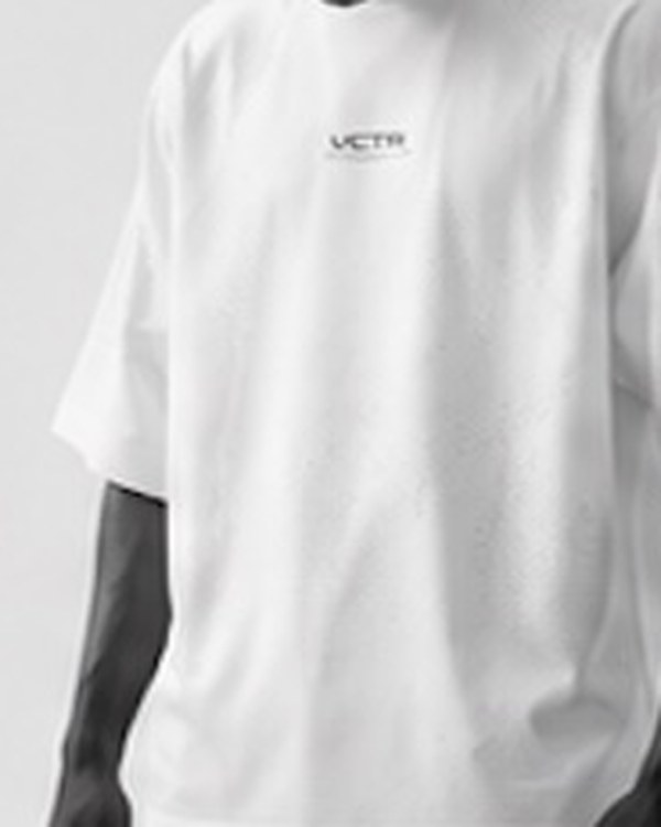 VCTR Drop 01 · Perforated Tee · White