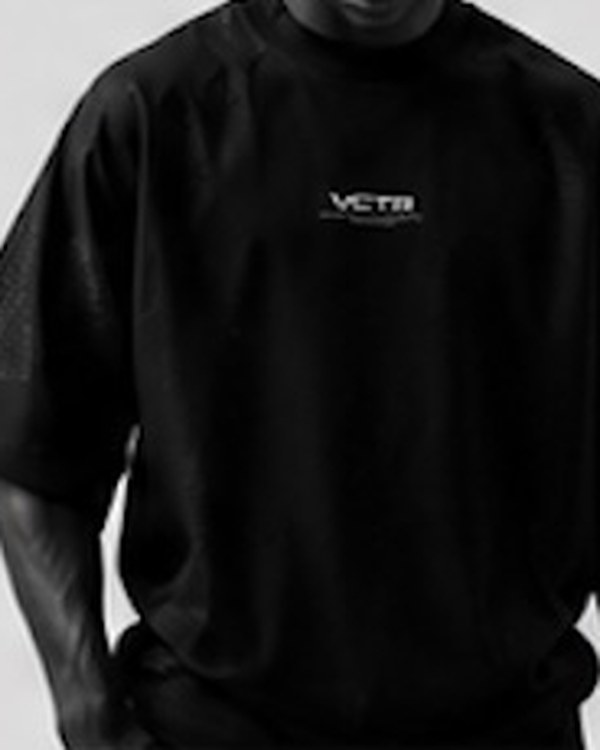 VCTR Drop 01 · Oversized Jersey · Black
