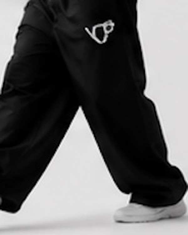 VCTR Drop 01 · Wide Track Pants · Black