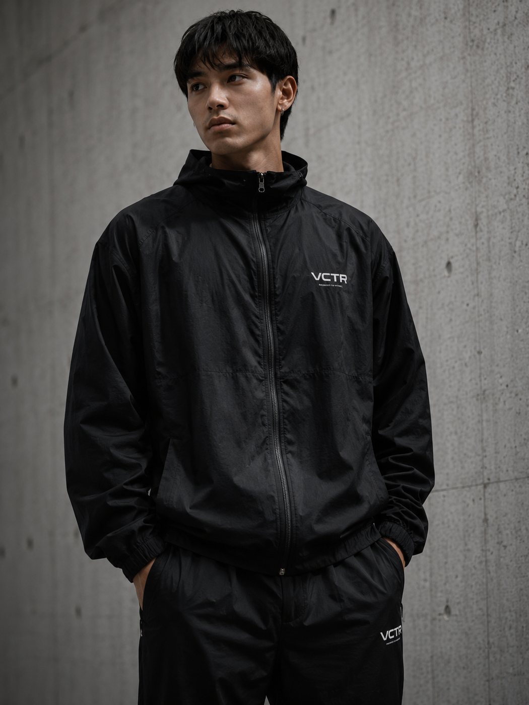 VCTR 021 · Mock-Neck Pullover